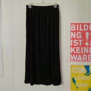 Long black skirt